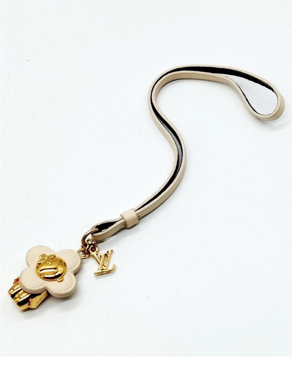 👜 LOUIS VUITTON VIVIENNE FLOWER BAG CHARM STRAP - Picture 5 of 6